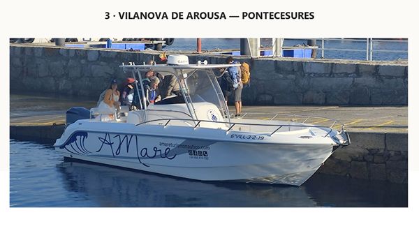 3.Vilanova de Arousa-Pontecesures BY BOAT