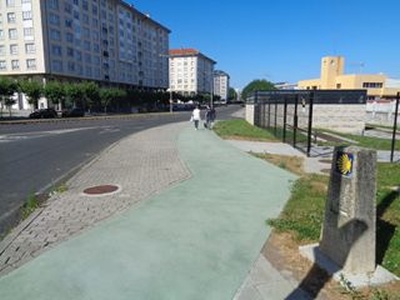 Señalización oficial del Camino Inglés en Galicia